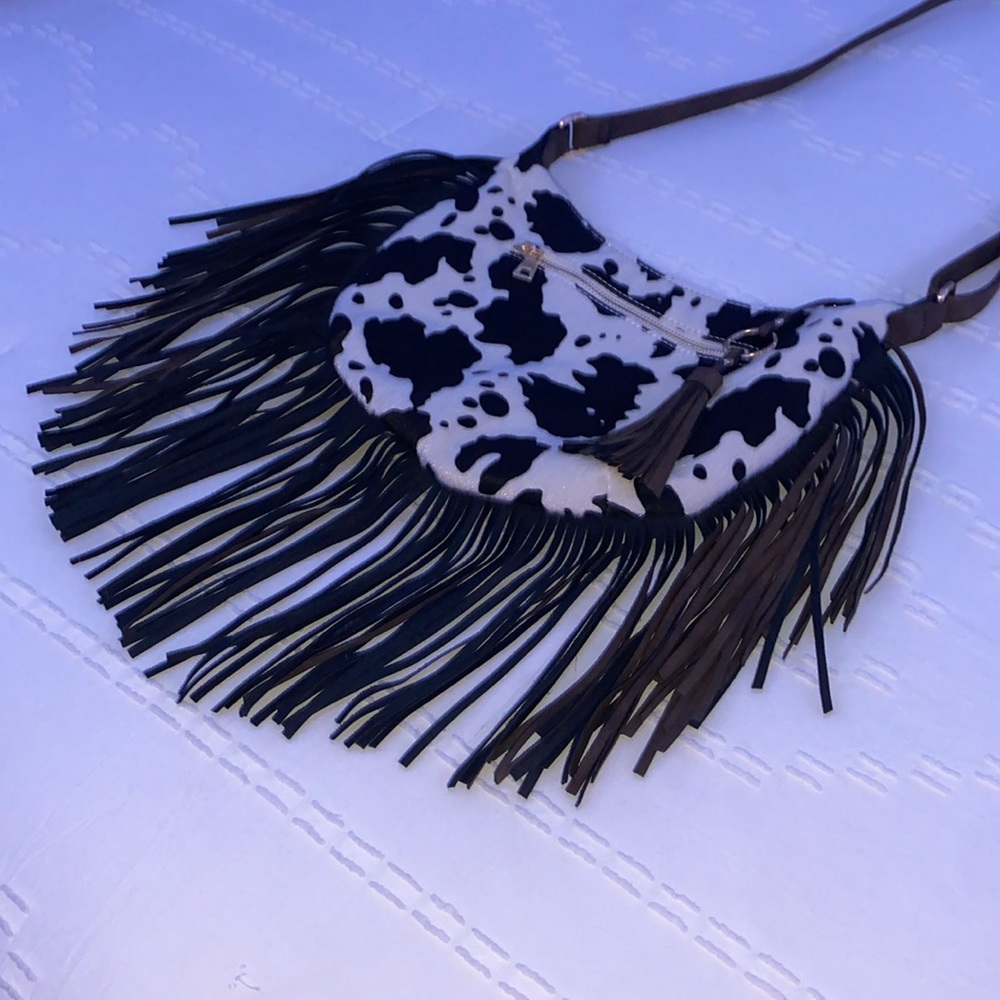 western fringe cowhide purse - Picture 4 of 16
